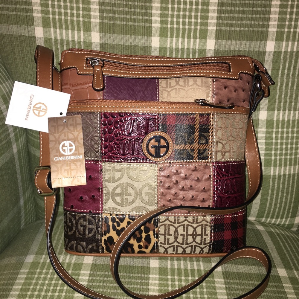 ❤️SOLD❤️ Giani Bernini Patchwork Crossbody Bag